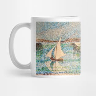 Sailboat and Light House Mug